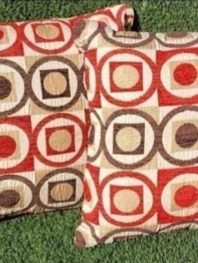 Art Deco Accent Pillows Set